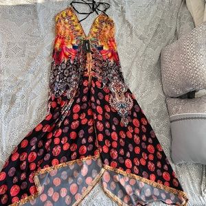 One size beach coverup maxi dress new NWT